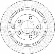 Key Parts KBD4532 - Тормозной диск autospares.lv