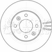 Key Parts KBD4528 - Тормозной диск autospares.lv