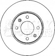 Key Parts KBD4579 - Тормозной диск autospares.lv