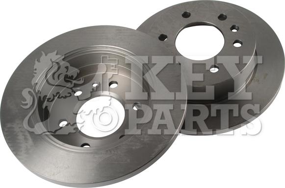 Key Parts KBD4571 - Тормозной диск autospares.lv