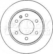 Key Parts KBD4571 - Тормозной диск autospares.lv