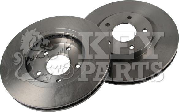 Key Parts KBD4657 - Тормозной диск autospares.lv