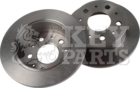 Key Parts KBD4668 - Тормозной диск autospares.lv
