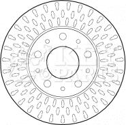 Key Parts KBD4608 - Тормозной диск autospares.lv