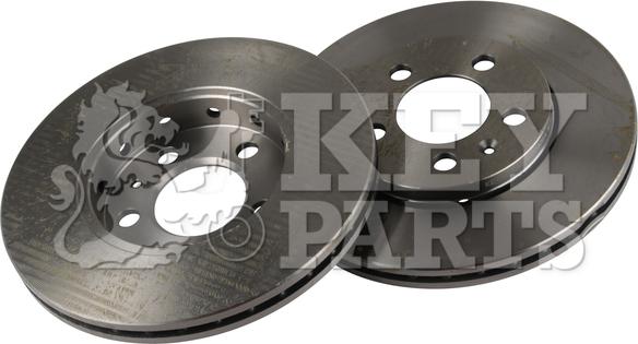 Key Parts KBD4064 - Тормозной диск autospares.lv