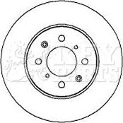 Key Parts KBD4082 - Тормозной диск autospares.lv