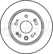 Key Parts KBD4804 - Тормозной диск autospares.lv