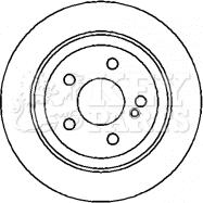 Key Parts KBD4354 - Тормозной диск autospares.lv