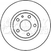 Key Parts KBD4307 - Тормозной диск autospares.lv