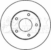 Key Parts KBD4327 - Тормозной диск autospares.lv