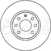 Key Parts KBD4253 - Тормозной диск autospares.lv