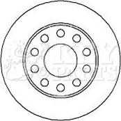 Key Parts KBD4273 - Тормозной диск autospares.lv