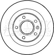 Key Parts KBD4799 - Тормозной диск autospares.lv