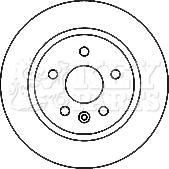 Key Parts KBD4798 - Тормозной диск autospares.lv