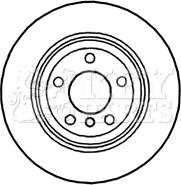 Key Parts KBD4726 - Тормозной диск autospares.lv