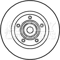 Key Parts KBD5813S - Тормозной диск autospares.lv