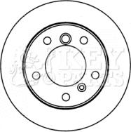 Key Parts KBD5778S - Тормозной диск autospares.lv