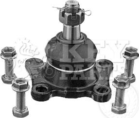 Key Parts KBJ5327 - Шаровая опора, несущий / направляющий шарнир autospares.lv