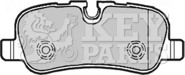 Key Parts KBP1941 - Тормозные колодки, дисковые, комплект autospares.lv