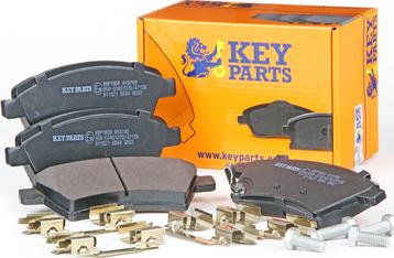 Key Parts KBP1968 - Тормозные колодки, дисковые, комплект autospares.lv