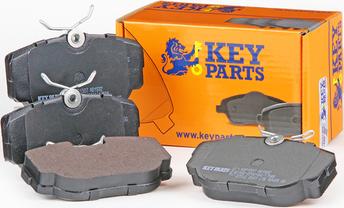 Key Parts KBP1507 - Тормозные колодки, дисковые, комплект autospares.lv