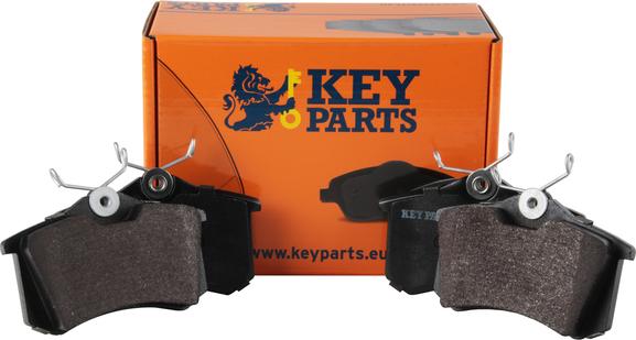 Key Parts KBP1512 - Тормозные колодки, дисковые, комплект autospares.lv