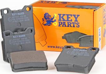 Key Parts KBP1537 - Тормозные колодки, дисковые, комплект autospares.lv