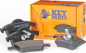 Key Parts KBP1697 - Тормозные колодки, дисковые, комплект autospares.lv