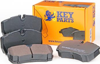 Key Parts KBP1863 - Тормозные колодки, дисковые, комплект autospares.lv