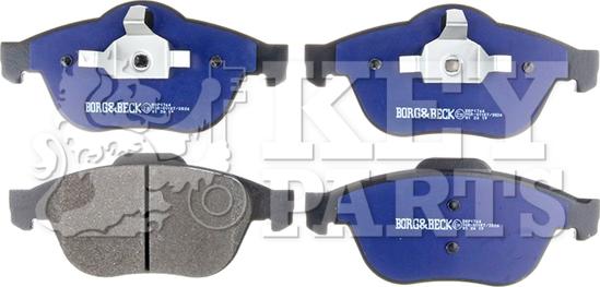 Key Parts KBP1764 - Тормозные колодки, дисковые, комплект autospares.lv