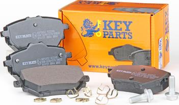 Key Parts KBP2452 - Тормозные колодки, дисковые, комплект autospares.lv