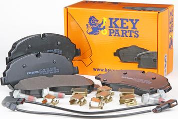 Key Parts KBP2514 - Тормозные колодки, дисковые, комплект autospares.lv