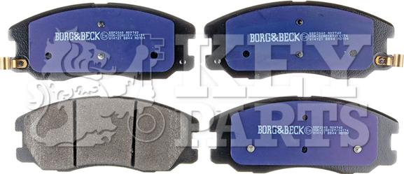 Key Parts KBP2040 - Тормозные колодки, дисковые, комплект autospares.lv