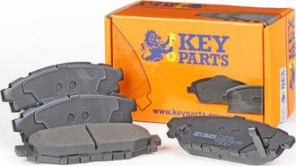 Key Parts KBP2004 - Тормозные колодки, дисковые, комплект autospares.lv