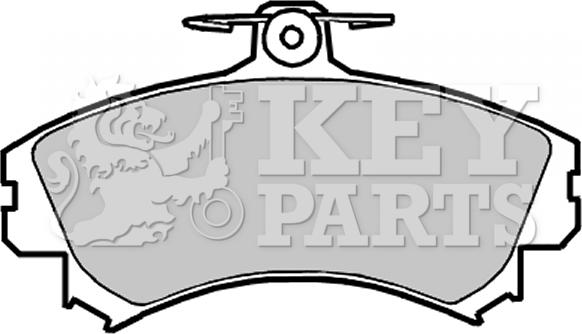 Key Parts KBP2151 - Тормозные колодки, дисковые, комплект autospares.lv