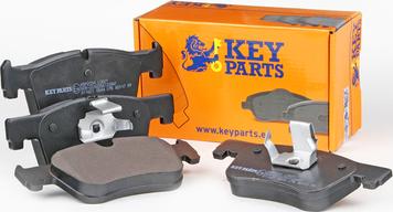 Key Parts KBP2334 - Тормозные колодки, дисковые, комплект autospares.lv