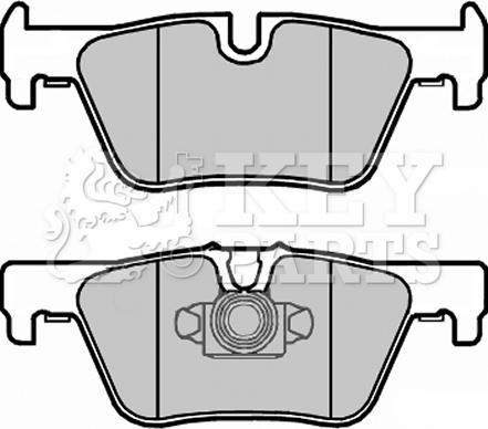 Wagner WBP25307A-D - Тормозные колодки, дисковые, комплект autospares.lv