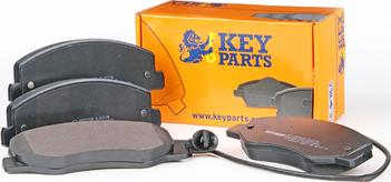 Key Parts KBP2268 - Тормозные колодки, дисковые, комплект autospares.lv