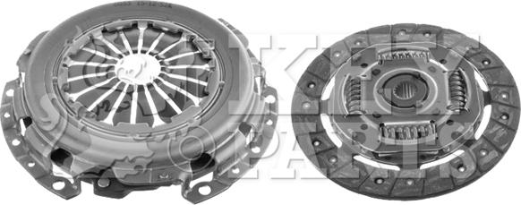 Key Parts KC2128 - Комплект сцепления autospares.lv