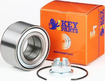 Key Parts KWB939 - Подшипник ступицы колеса, комплект autospares.lv