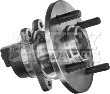 Key Parts KWB1026 - Подшипник ступицы колеса, комплект autospares.lv
