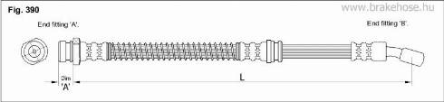 KK95KFT FT0589 - Тормозной шланг autospares.lv