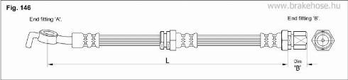 KK95KFT FT6234 - Тормозной шланг autospares.lv