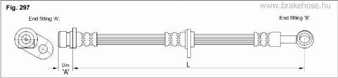 KK95KFT FT0494 - Тормозной шланг autospares.lv