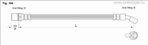 KK95KFT FT0209 - Тормозной шланг autospares.lv