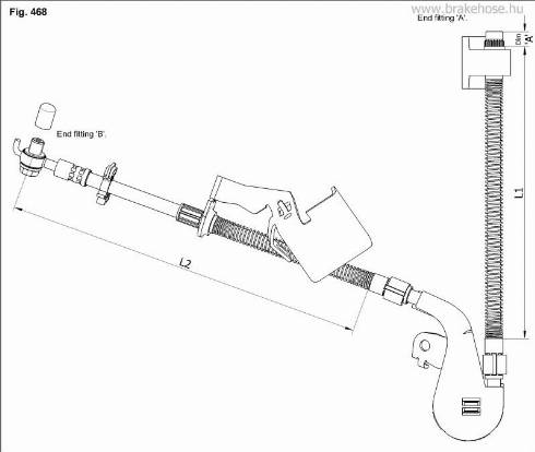 KK95KFT FT0753 - Тормозной шланг autospares.lv