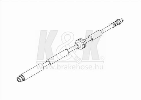 KK95KFT FT1911 - Тормозной шланг autospares.lv