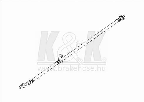 KK95KFT FT1885 - Тормозной шланг autospares.lv