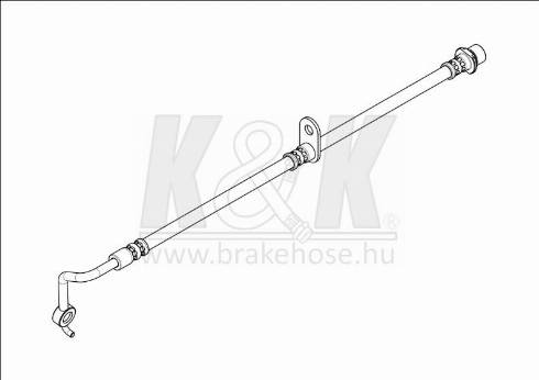 KK95KFT FT1722 - Тормозной шланг autospares.lv