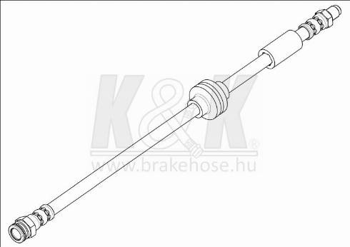 KK95KFT FT1779 - Тормозной шланг autospares.lv